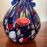 Multicolored Murano vase circa 1940