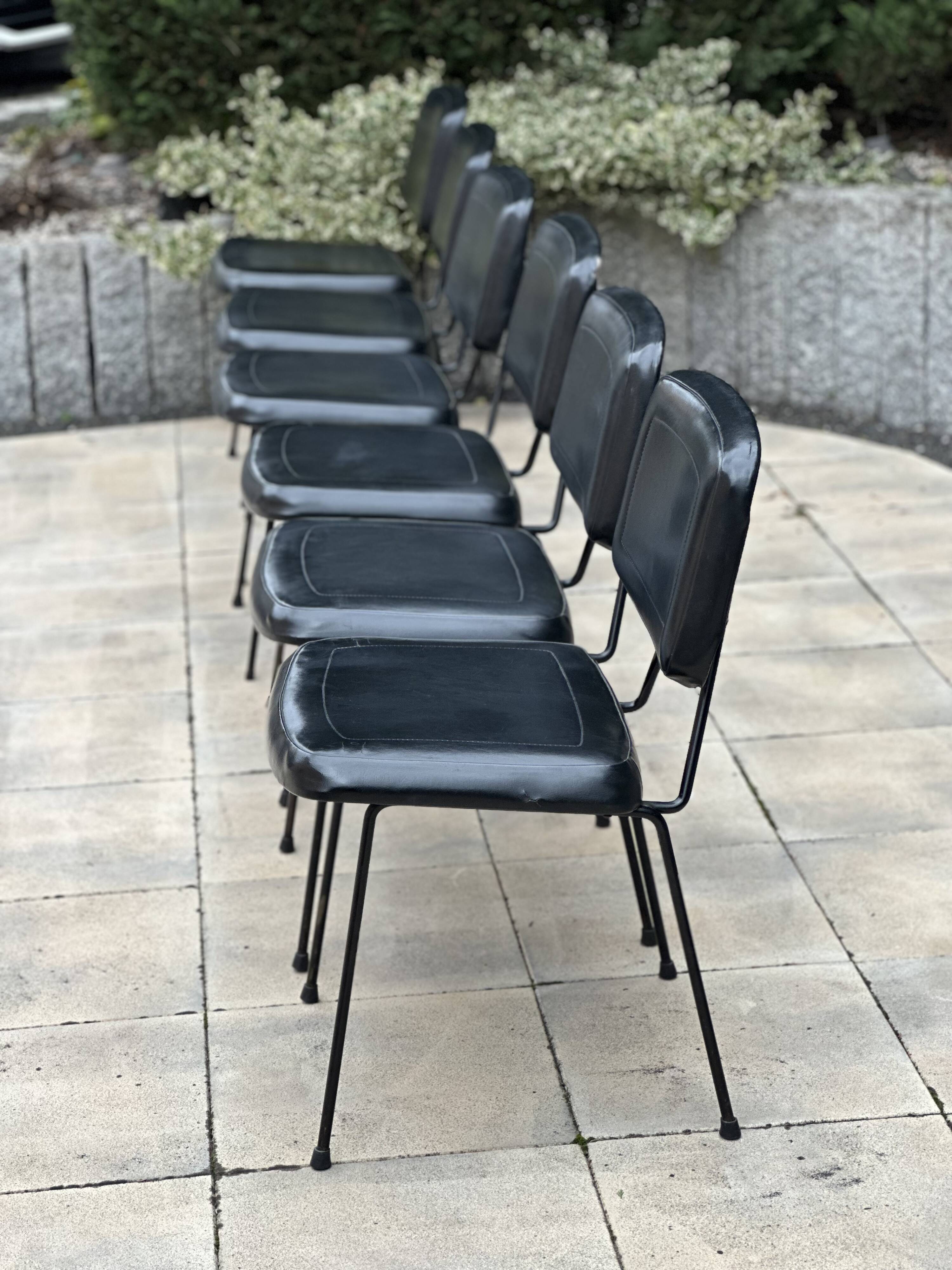 Set of 6 Pierre Paulin CM 196 chairs for Thonet – 1960s