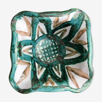 Vintage ceramic ashtray, signed Robert Picault