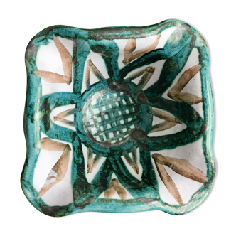 Vintage ceramic ashtray, signed Robert Picault