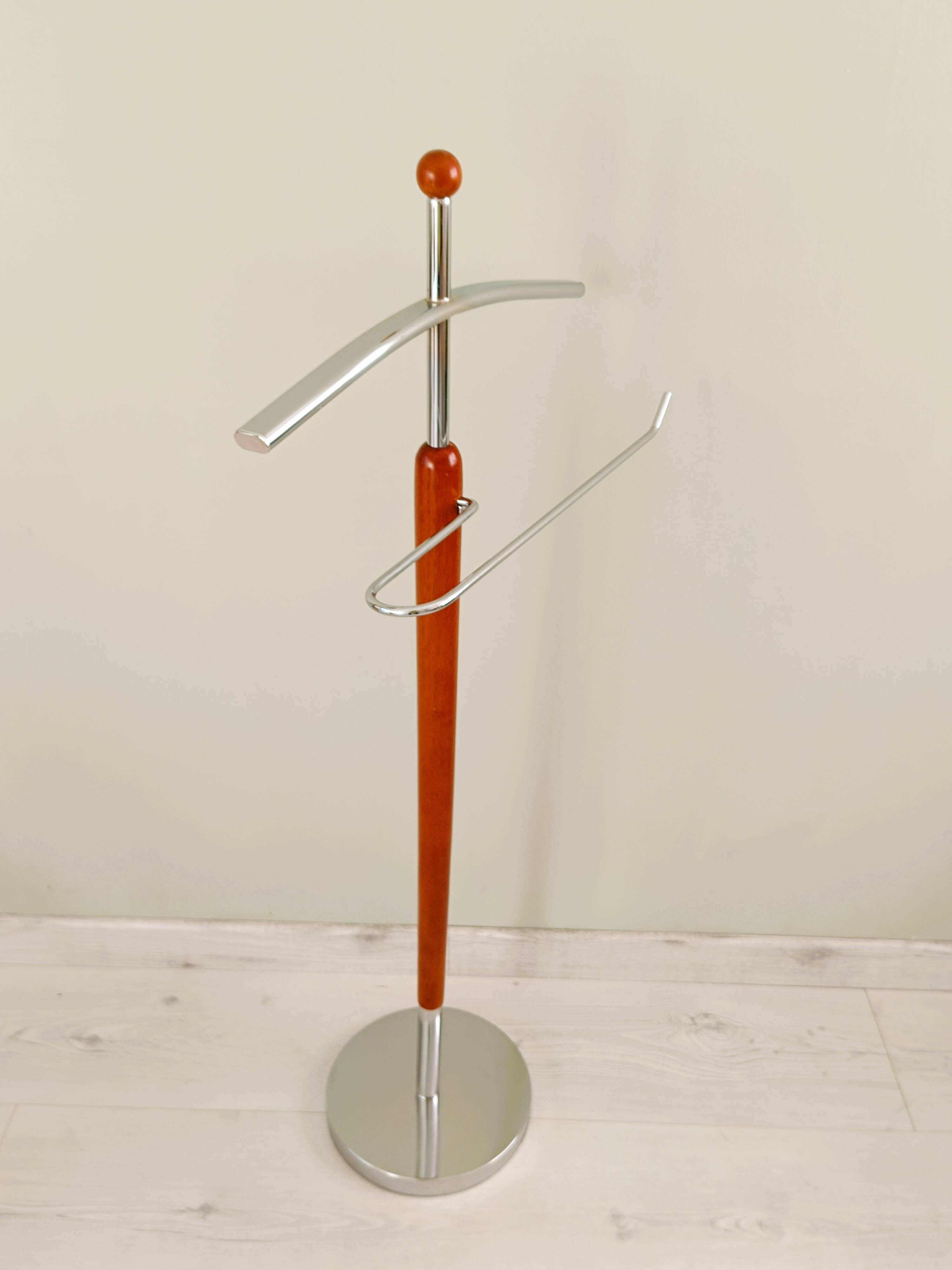 Wooden and metal valet