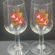 4 beer glasses Champigneulles 70s