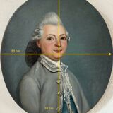 Portrait of a gentleman from the 18th century