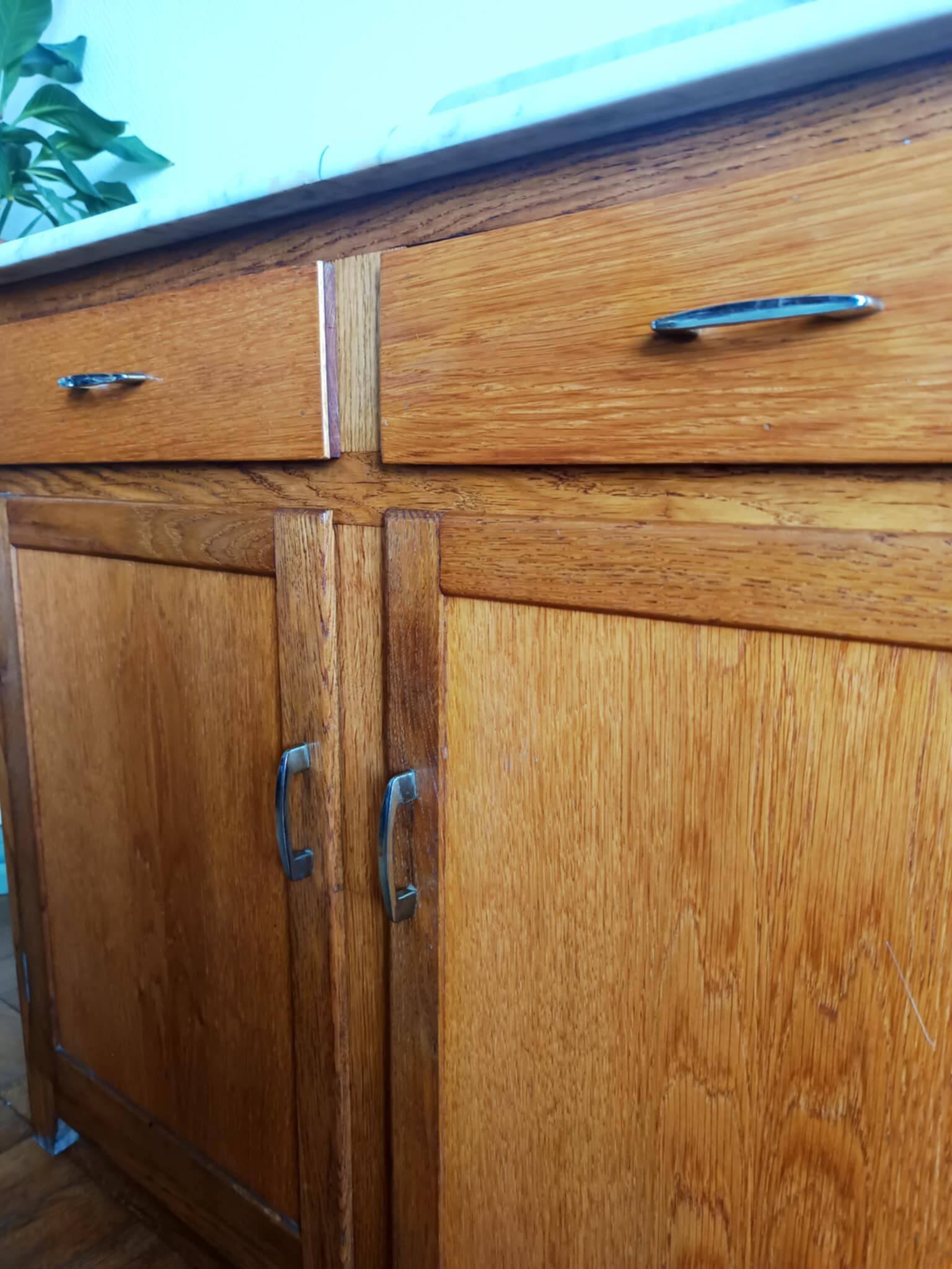 Art Deco marble bathroom cabinet
