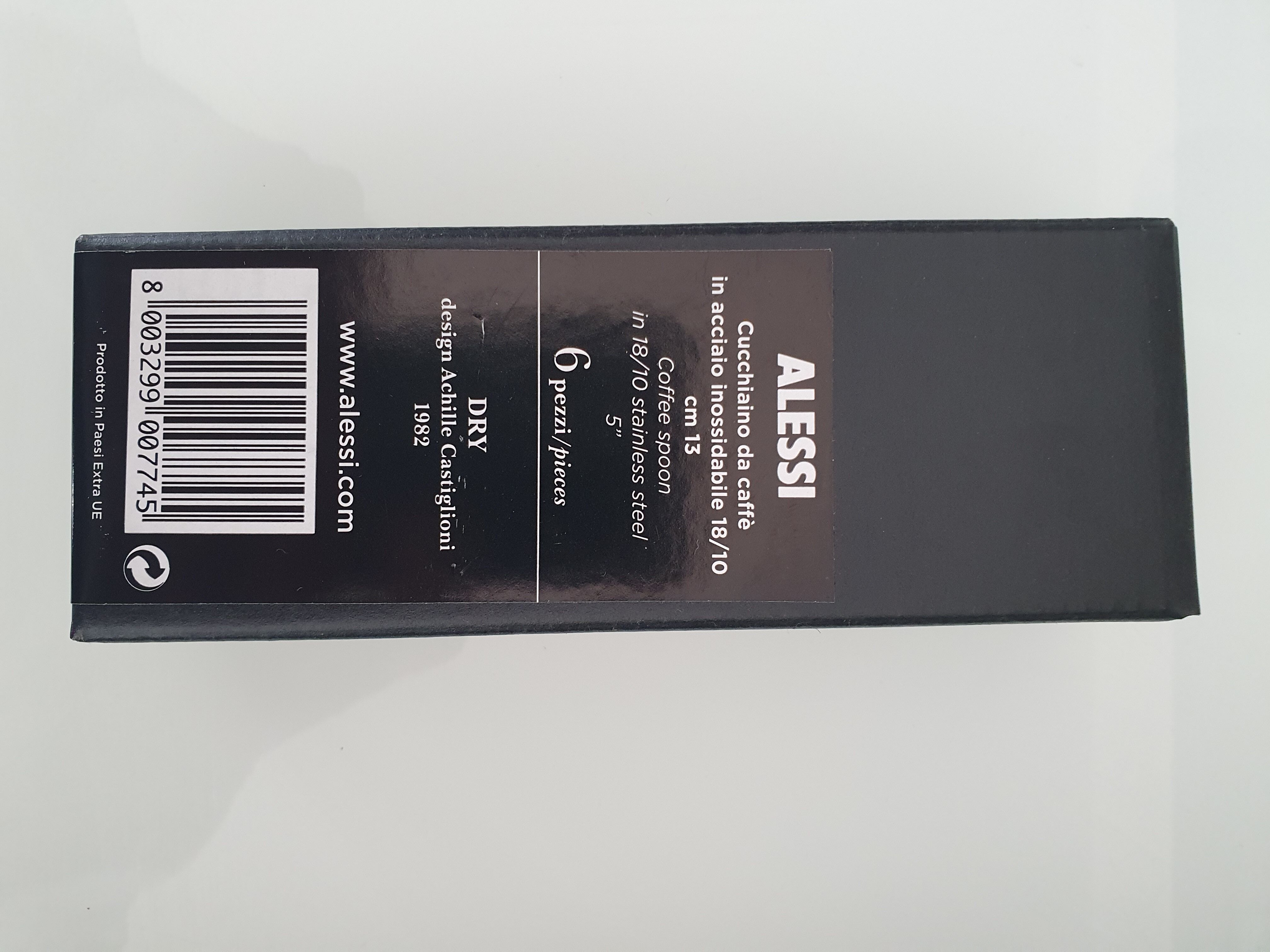 Alessi dry covered services 24 pieces monobloc polished steel