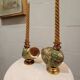Shell candelabra, 1980s, set of 2