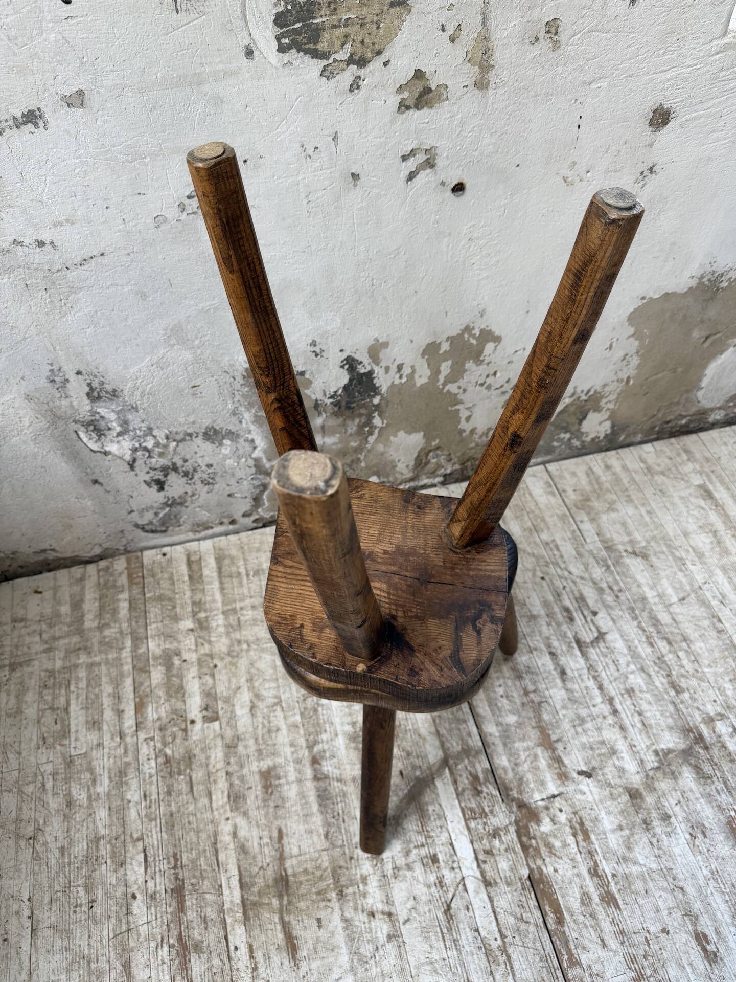 Paire de tabourets Henri Bataille chêne