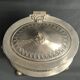 Crafts, Moroccan tea box, biscuits, silver-plated metal, 20th century