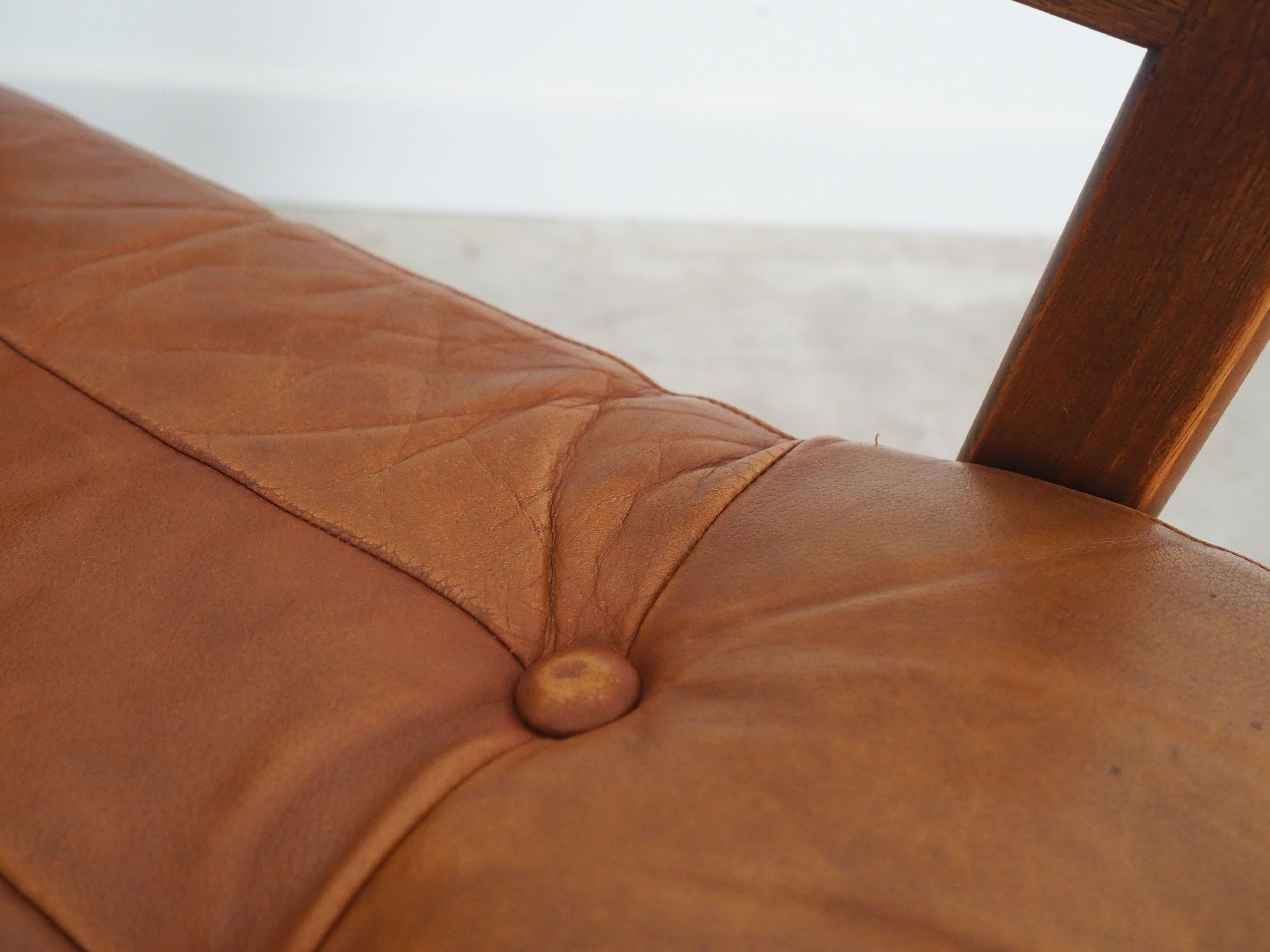 Oak armchair, Danish design, 60s, production: Denmark