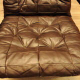 Scandinavian leather armchair Bruno Mathsson