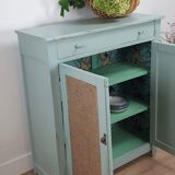 Blue parisian buffet