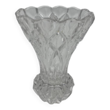 Cut crystal vase