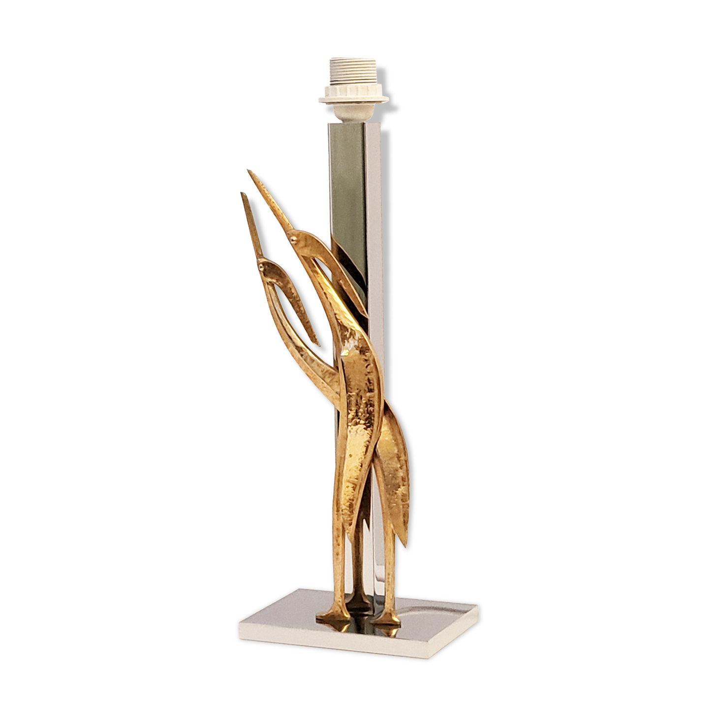 Vintage heron lamp 1970