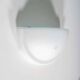 Space Age glass wall lamp by Peil & Putzler, minimalist.
