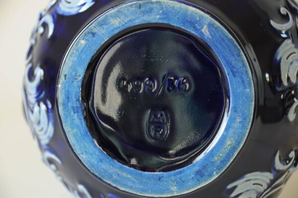 Vase Floral Marzi & Remy - West Germany - Céramique en en Grès de Sel