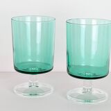 6 water glasses