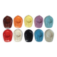 Set of Ten Unique Colored Bakelite Ashtrays, Škoda Car Manufacturer, 1950s