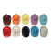 Set of Ten Unique Colored Bakelite Ashtrays, Škoda Car Manufacturer, 1950s