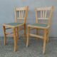 2 chaises de bistrot vintage