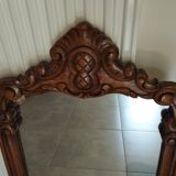 Large mirror in baroque rocaille rococo style
