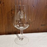 8 Rare Crystal Wine Glasses from the 2020s/30s - Vins Camp Romain Logo