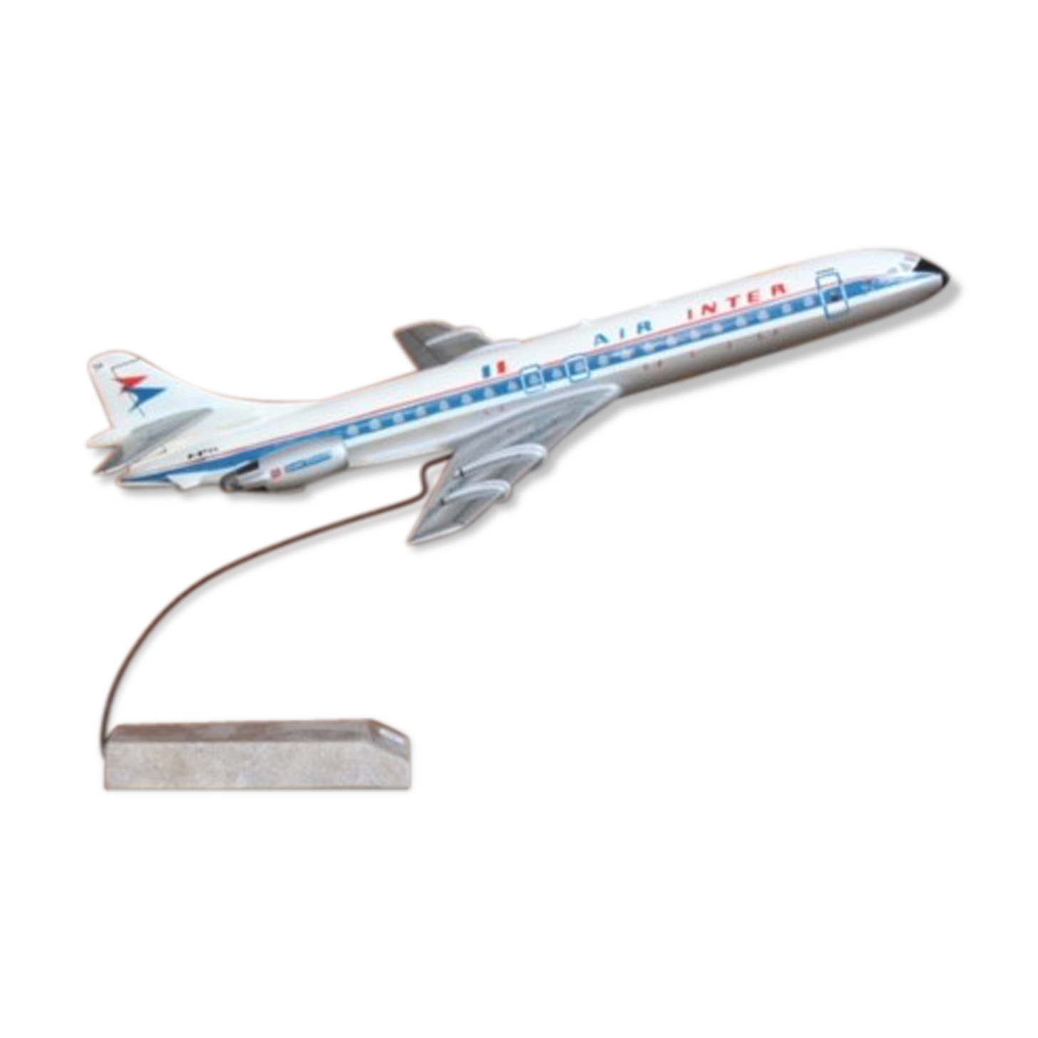 Plane model of agency air inter vintage