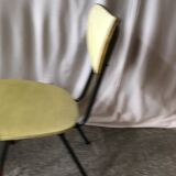 Ancienne chaise métal noir