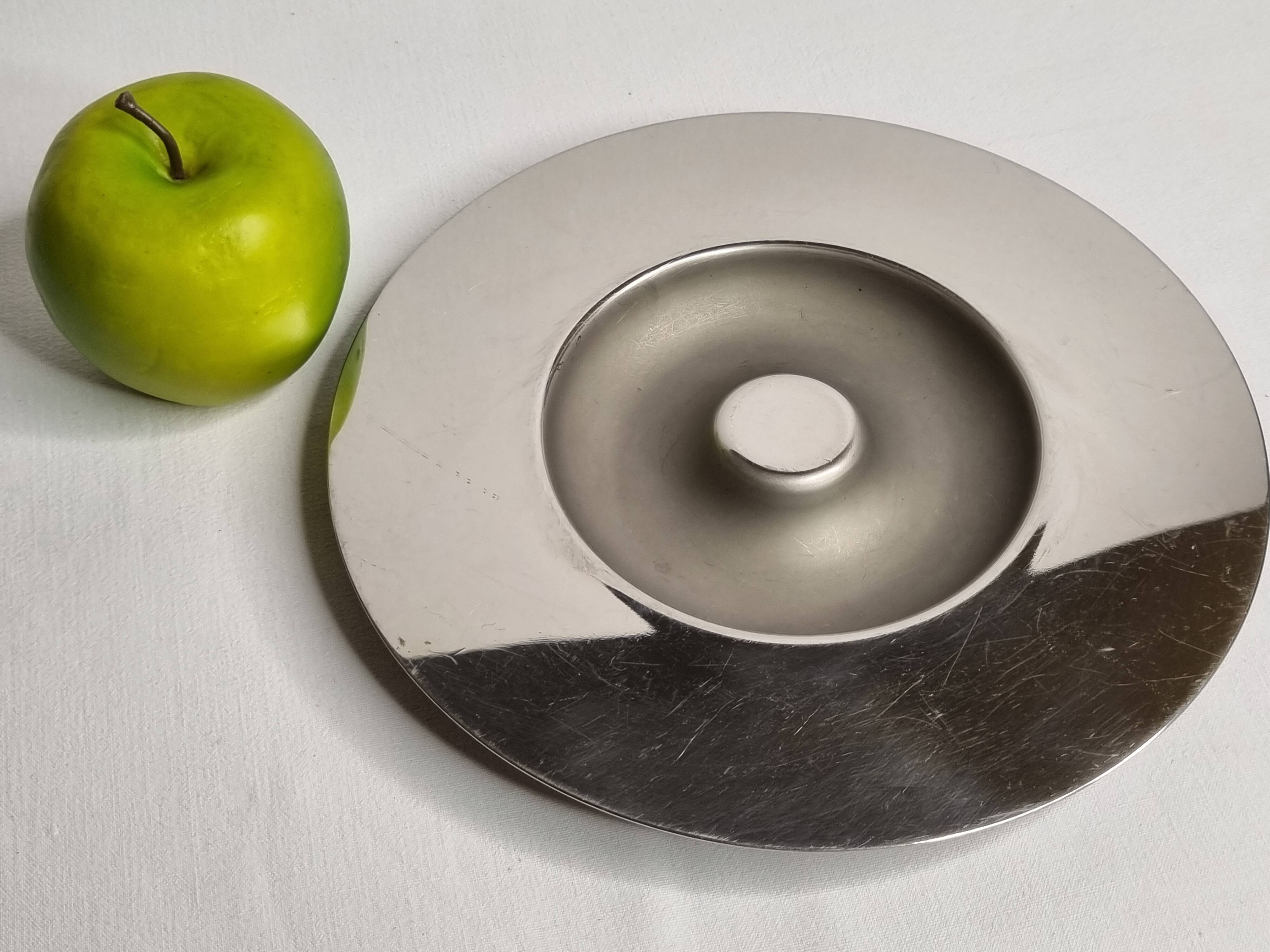 Pocket tray Italian design from the 80s, Velca Legnano Milano, 24 cm