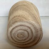 Light wooden vase