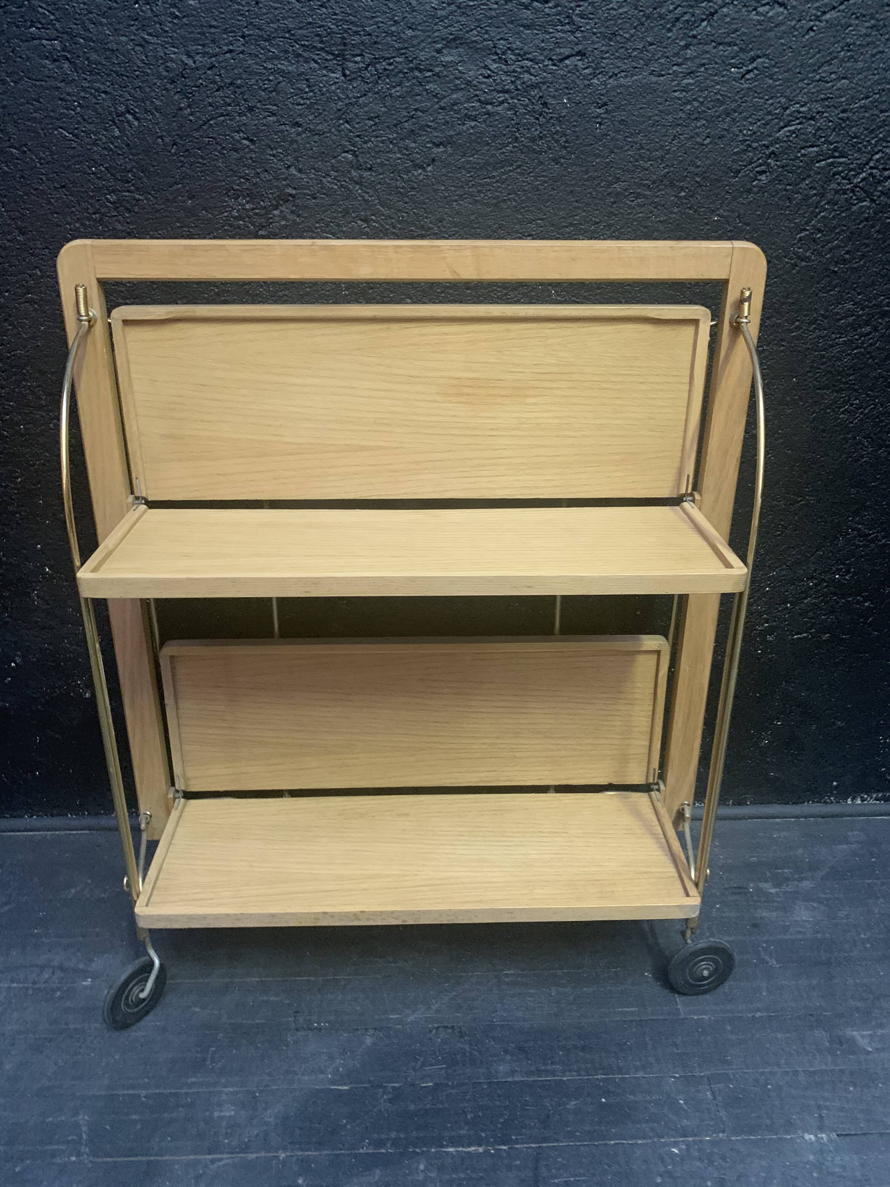 Rolling bar service, 1950