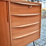 German Mid-Century Walnut Sideboard from A.M.T.