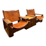 Pair of lounge chairs by Ate van Apeldoorn for Houtwerk Hattem, 1970s