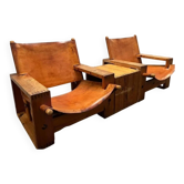 Pair of lounge chairs by Ate van Apeldoorn for Houtwerk Hattem, 1970s