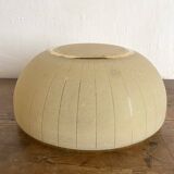 Retro ceiling light in granite glass and gold