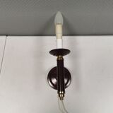 Wall lamp from Swedish Belid 1990s, in a beautiful aubergine purple colour.