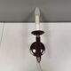 Wall lamp from Swedish Belid 1990s, in a beautiful aubergine purple colour.