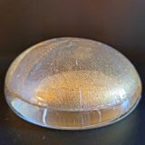 Old vintage glass paper press 70s