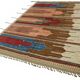Tapis décoratif tribal en laine multicolore fait main 206 cm x 299 cm