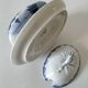 Rare vegetable dish by A. Lebacqz & M. Bouchart, marine decoration