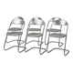 Vintage aluminium cantilever chairs, set of 6 – made in England, 1950s