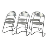 Vintage aluminium cantilever chairs, set of 6 – made in England, 1950s
