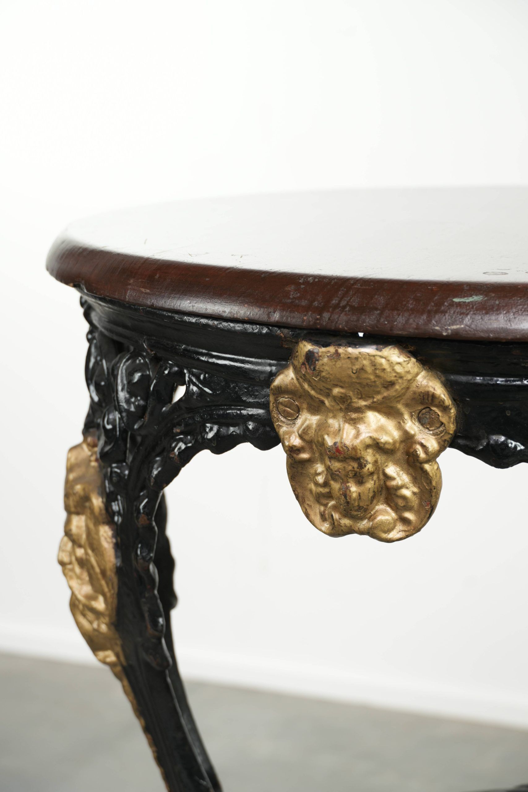 Antique English bistro/side table from the early 20th century