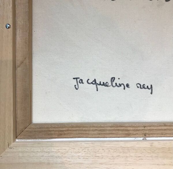 Acrylique sur toile de jacqueline rey ( 1963).paysage