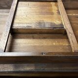 Farm table with bench