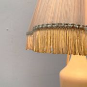 French opaline glass table lamp from the mid-century Sèvres, 1960s.