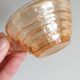 Vintage orange glass Gondolo cups