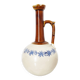 Saint Uze small vase / jug earthenware steel clay