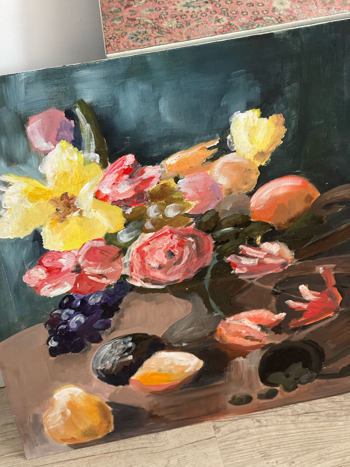 Table - still life flowers