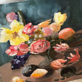 Table - still life flowers