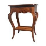 Table d'appoint Louis XV en noyer
